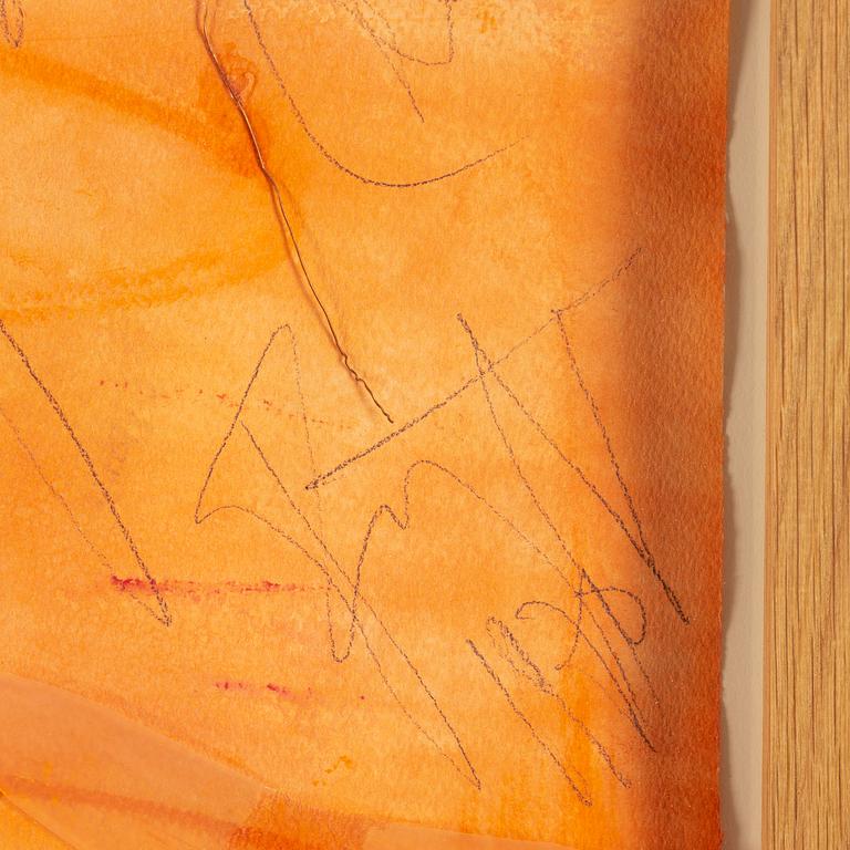 EDDIE FIGGE, mixed media, signed and dated 1970.