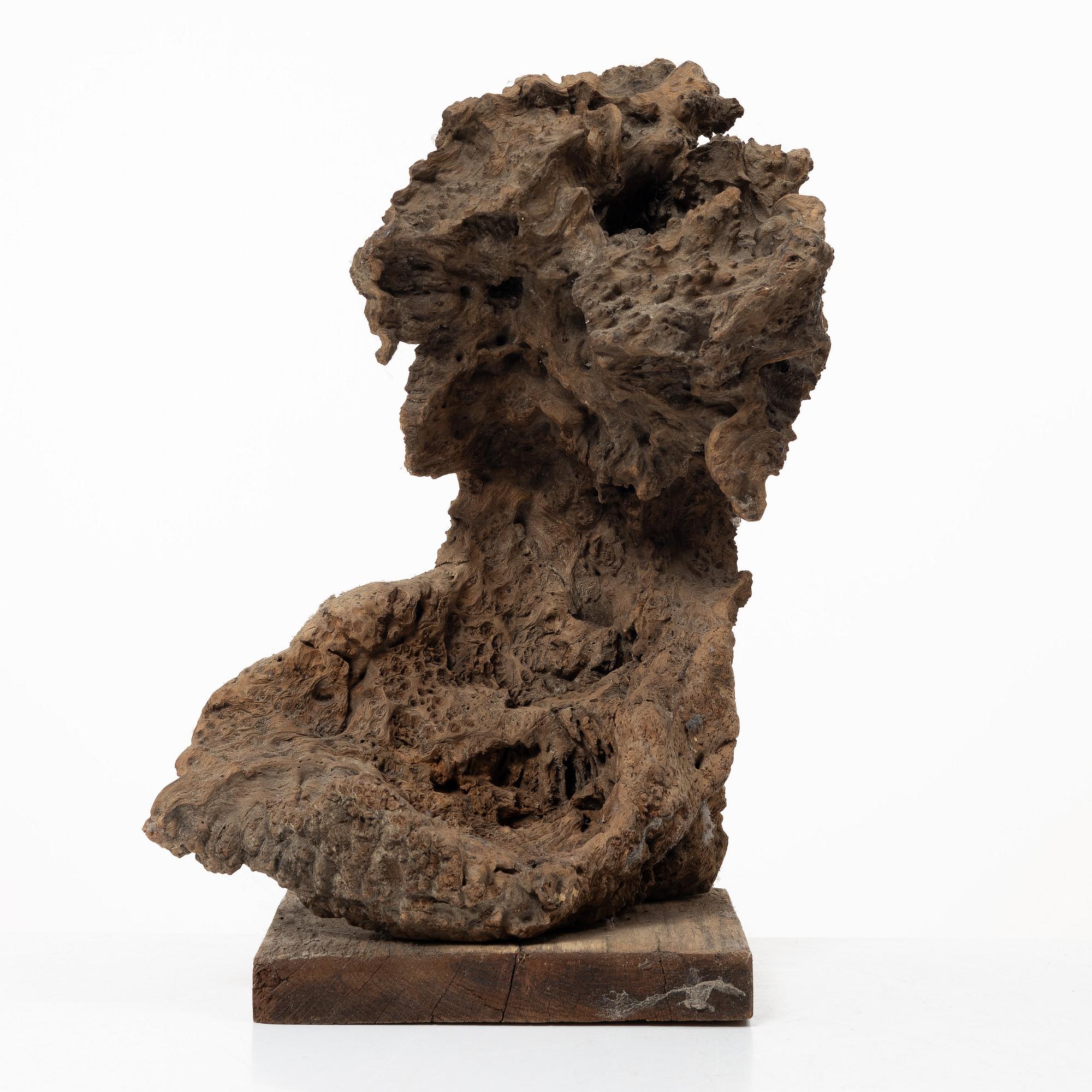 A Chinese root sculpture, 20th century.