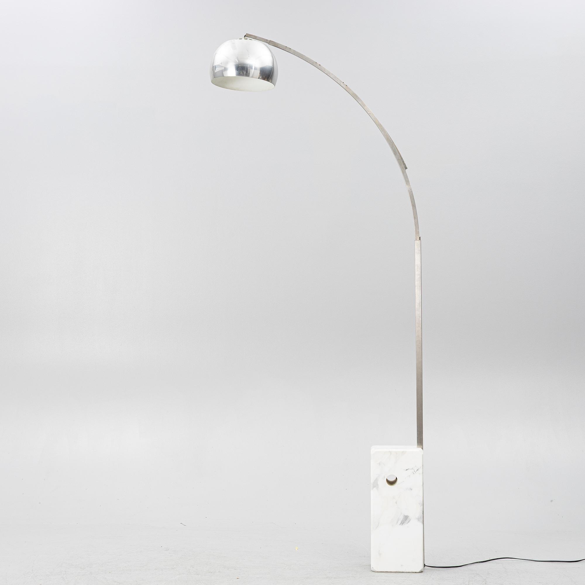 Achille & Pier Giacomo Castiglioni, Achille & Pier Castiglioni, golvlampa, "Arco", Flos, Italien.