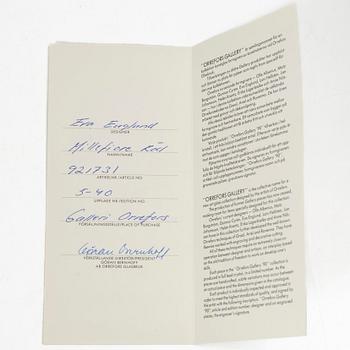 Eva Englund, a 'Millefiore Röd' vase, Orrefors, 1990.