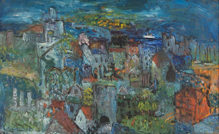 Harry Booström, Visby (Hommage a Marc Chagall).