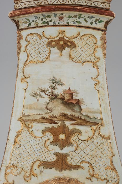 GOLVUR, av Nils Berg (urmakare i Stockholm 1751-94). Rokoko.
