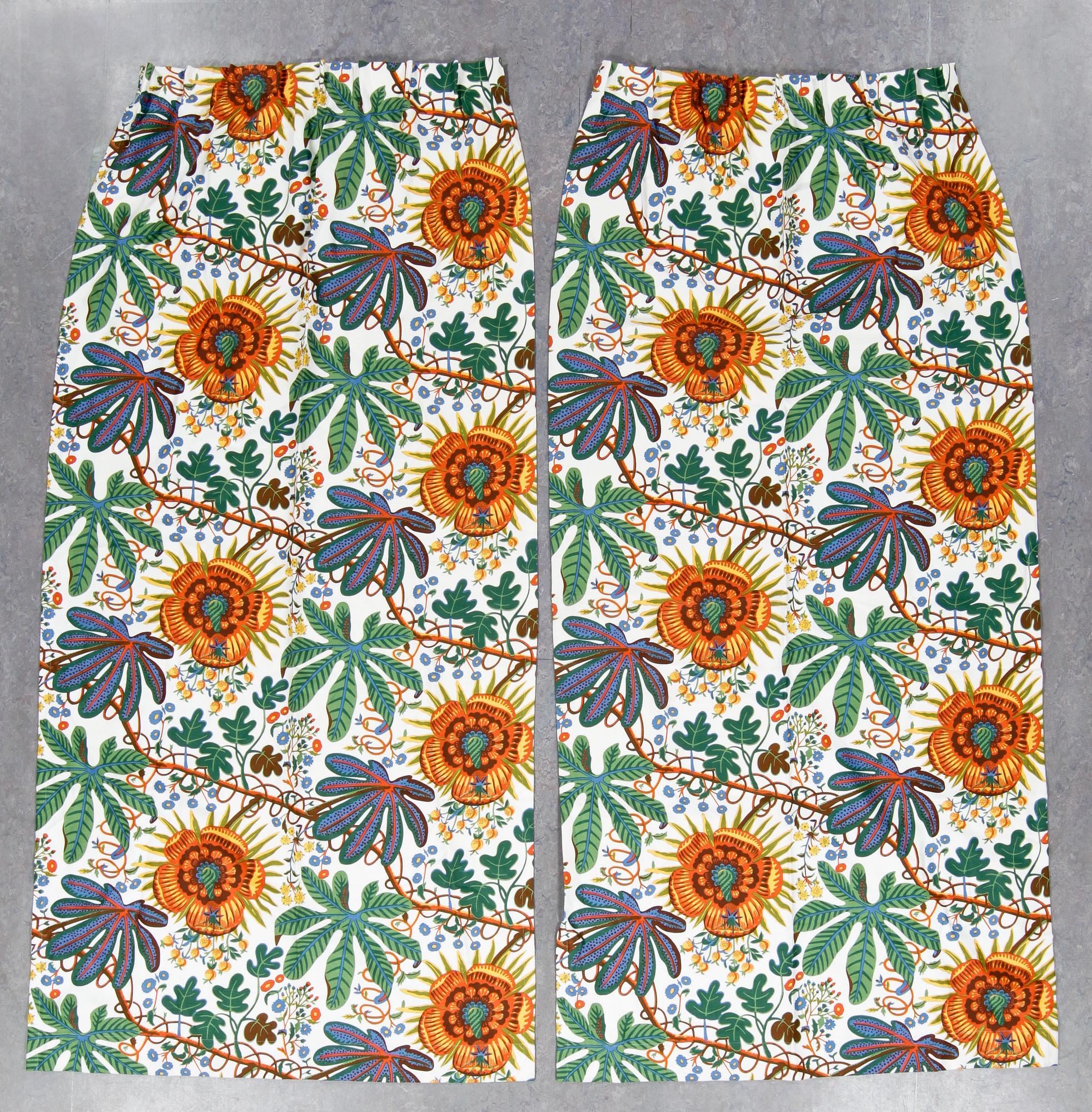 GARDINER, ett par, "Aralia", Josef Frank, Firma Svenskt Tenn. |.