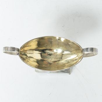 Johan Henrik Lampa, saltkar, ett par, silver, Stockholm 1810.