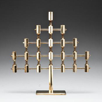 LJUSSTAKE, mässing, Gusum.