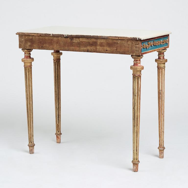 Konsolbord, Stockholmsarbete 1700-talets slut, Sengustavianskt.