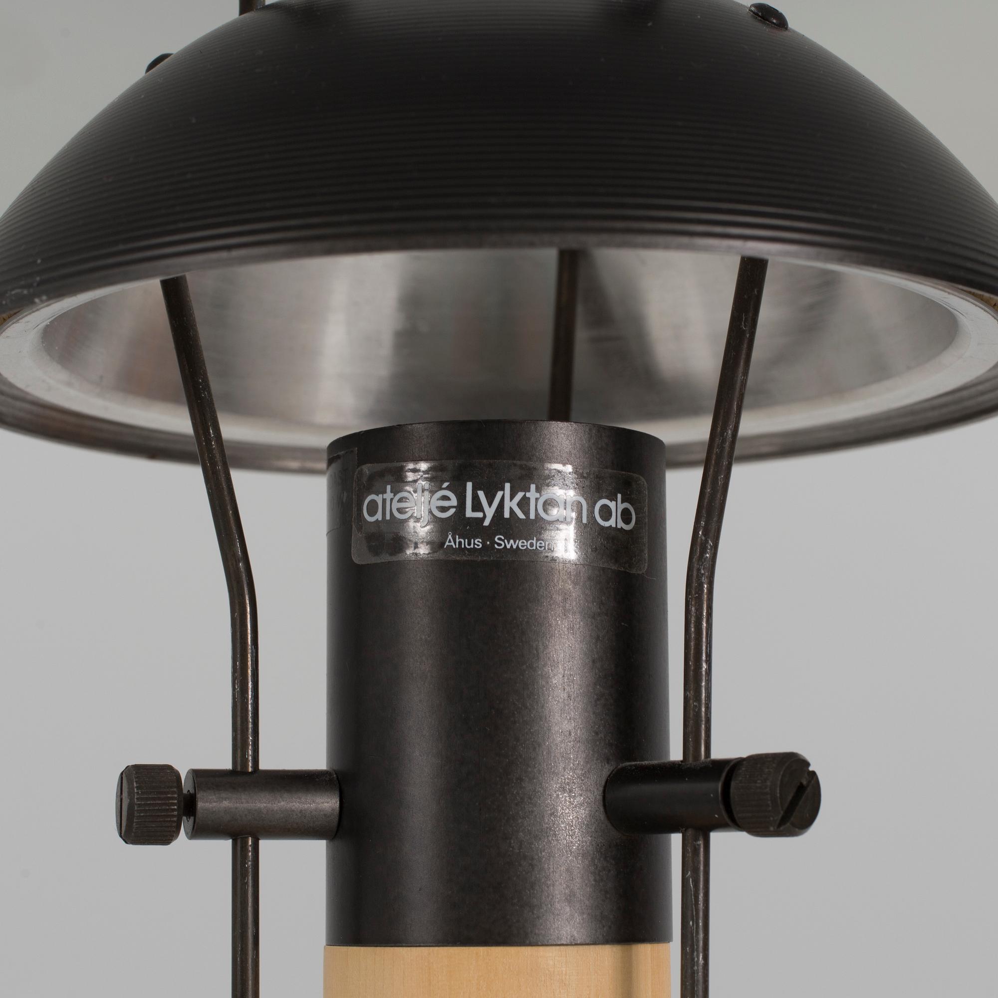 A second half of the 20th century Ateljé Lyktan floor light.