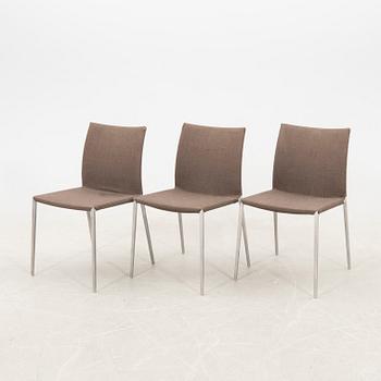 Roberto Berberini, chairs 8 pcs "Lia Chair", Zanotta Italy second half of the 20th century.