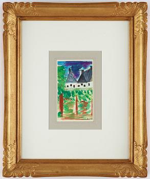 Nell Walden, watercolour on paper, signed and dated-72.