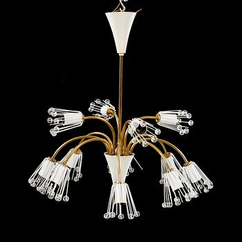 A ceiling lamp and one wall lamp possibly by Emil Stejnar, from the latter half of the 20th century.