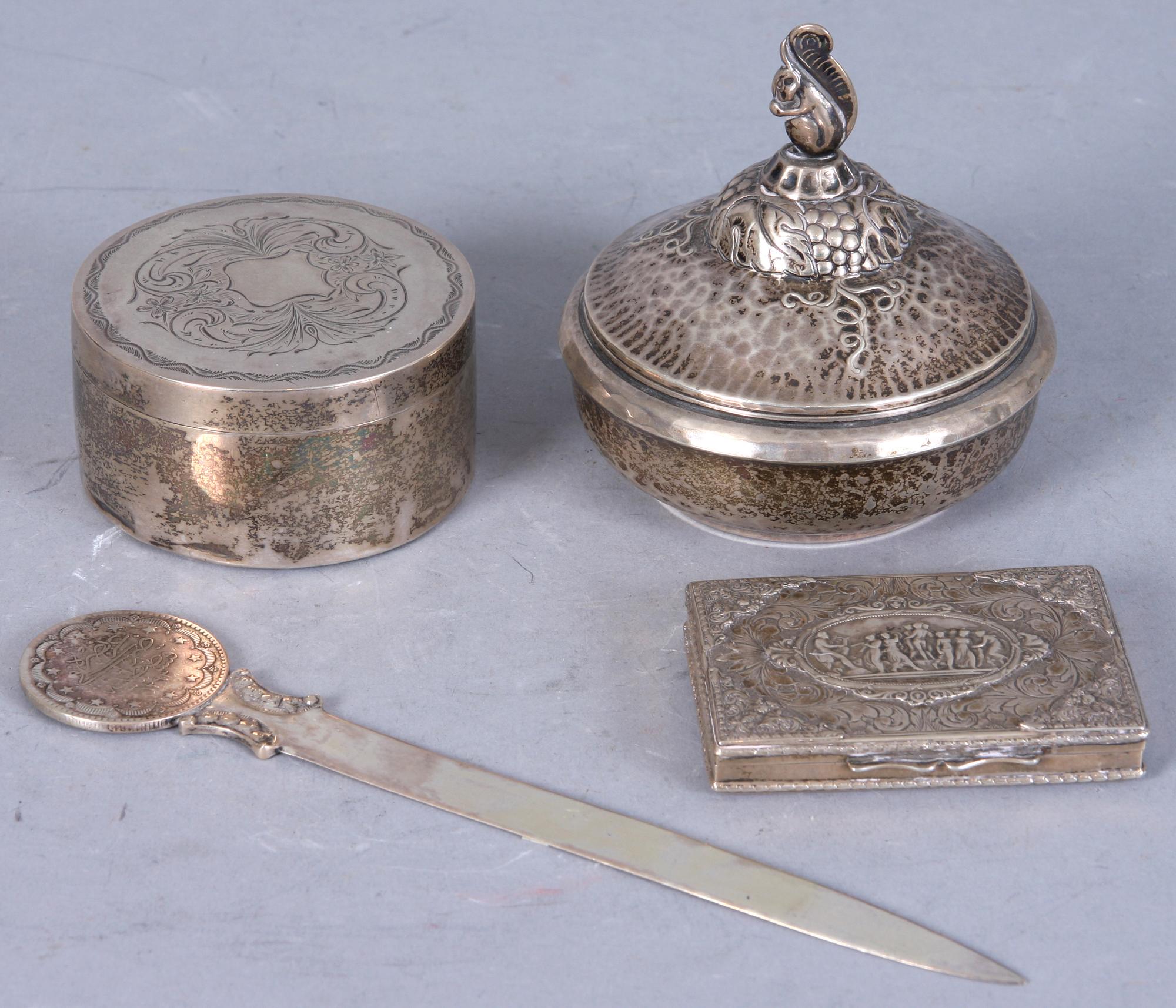 PARTI SILVER, 4 st, bl a 1800-tal.