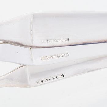 A 72-piece sterling silver cutlery set, 'Diplomat', Kultateollisuus Turku 1978.