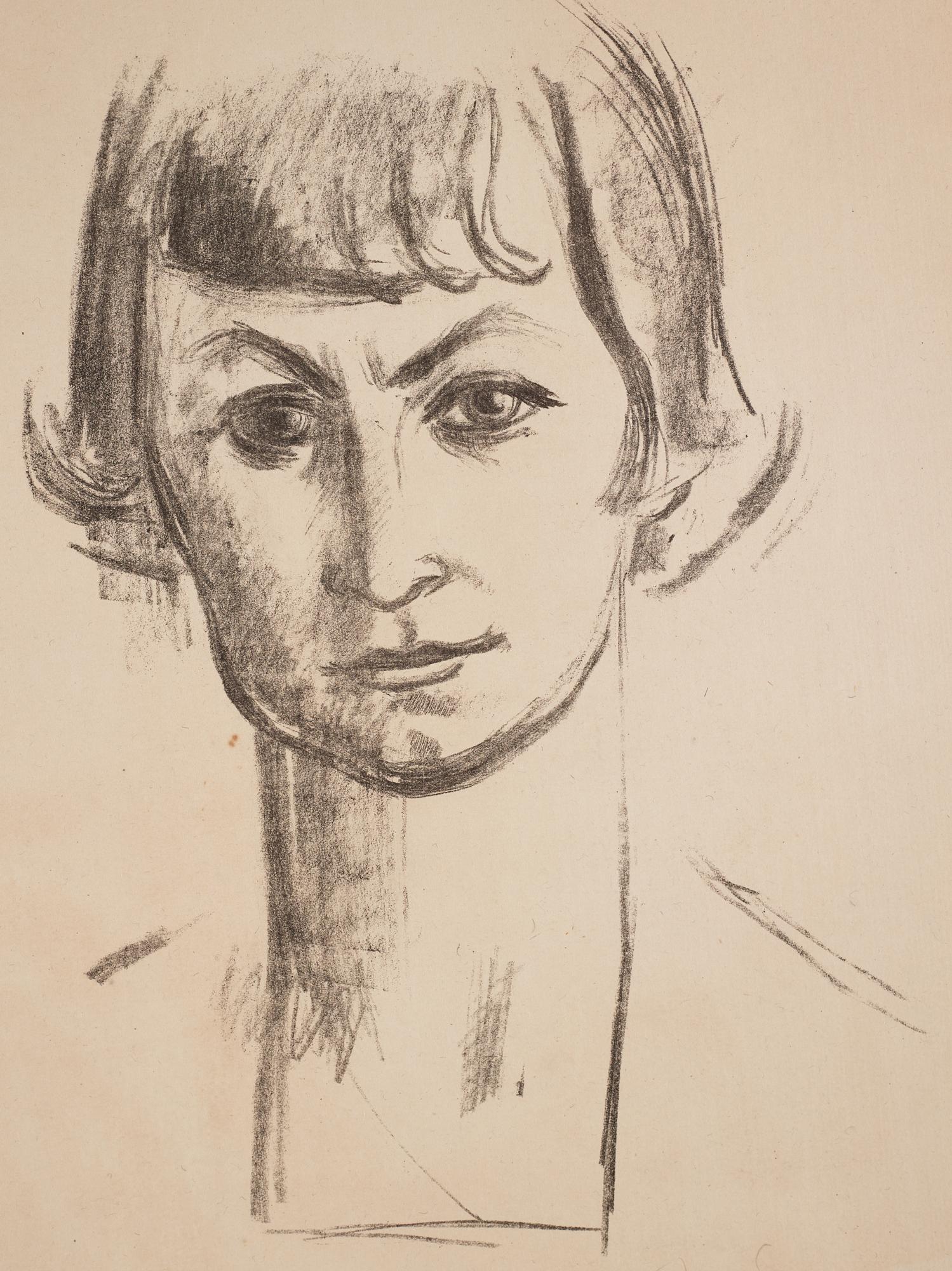 Isaac Grünewald, Portrait of a woman.