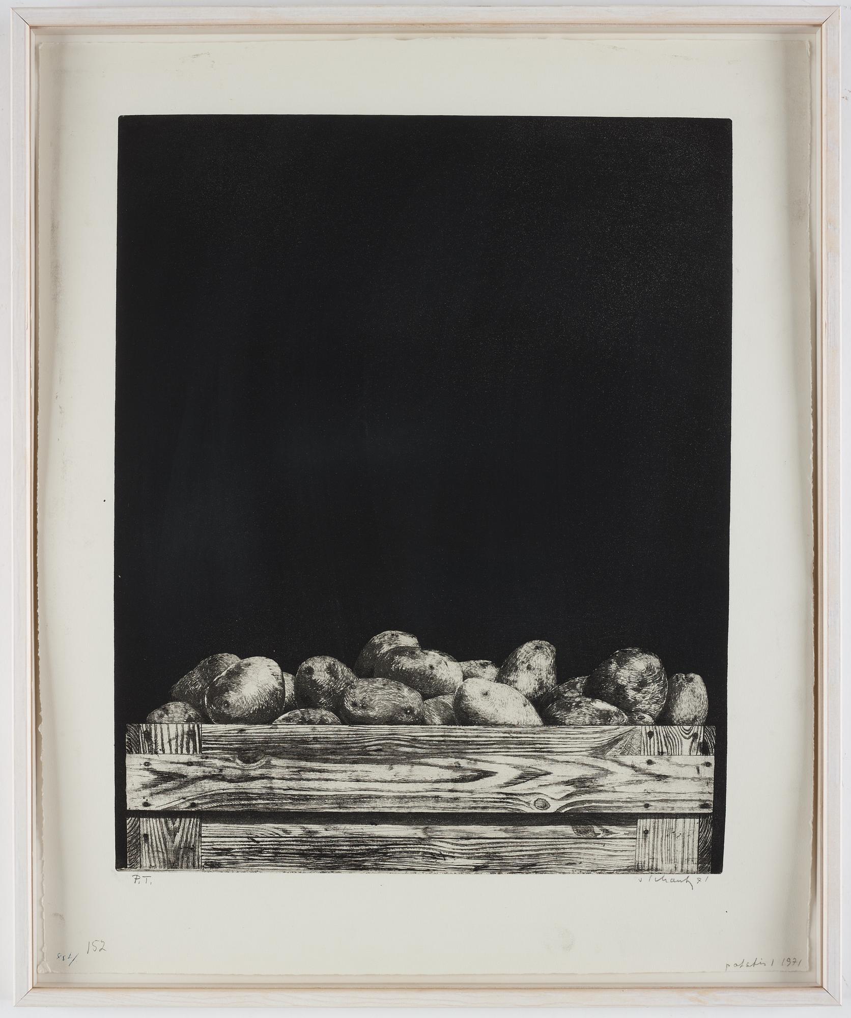 Philip von Schantz, etching, signed and dated -71, trial proof.