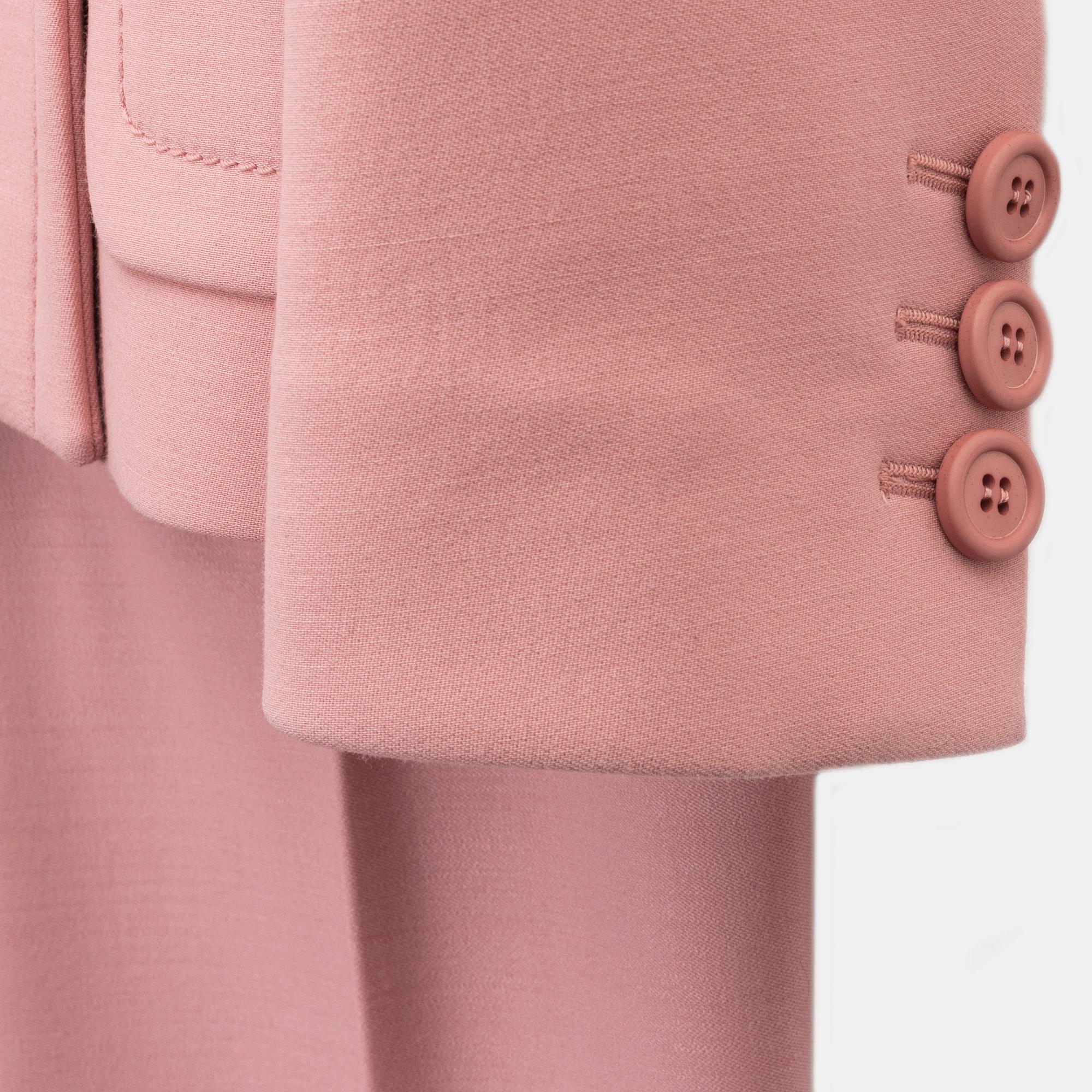 Prada, a jacket and pants in virgin wool, size 36.