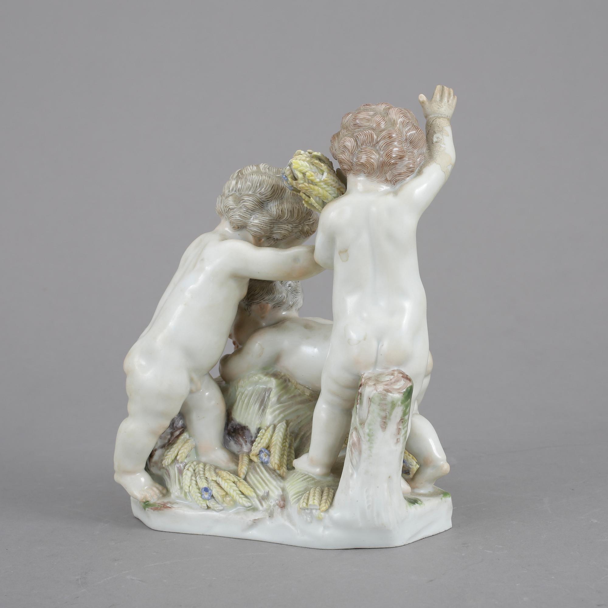 FIGURIN, porslin, Meissen, 1800-talets slut.