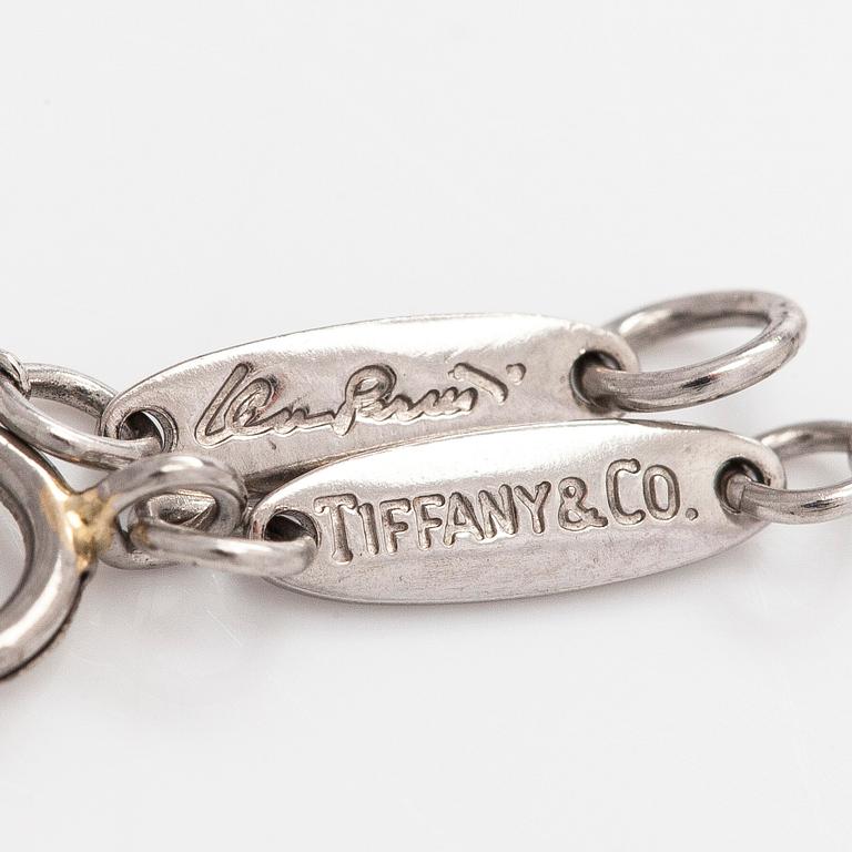 Tiffany & Co, Elsa Peretti, kaulakoru, "Teardrop", platinaa.