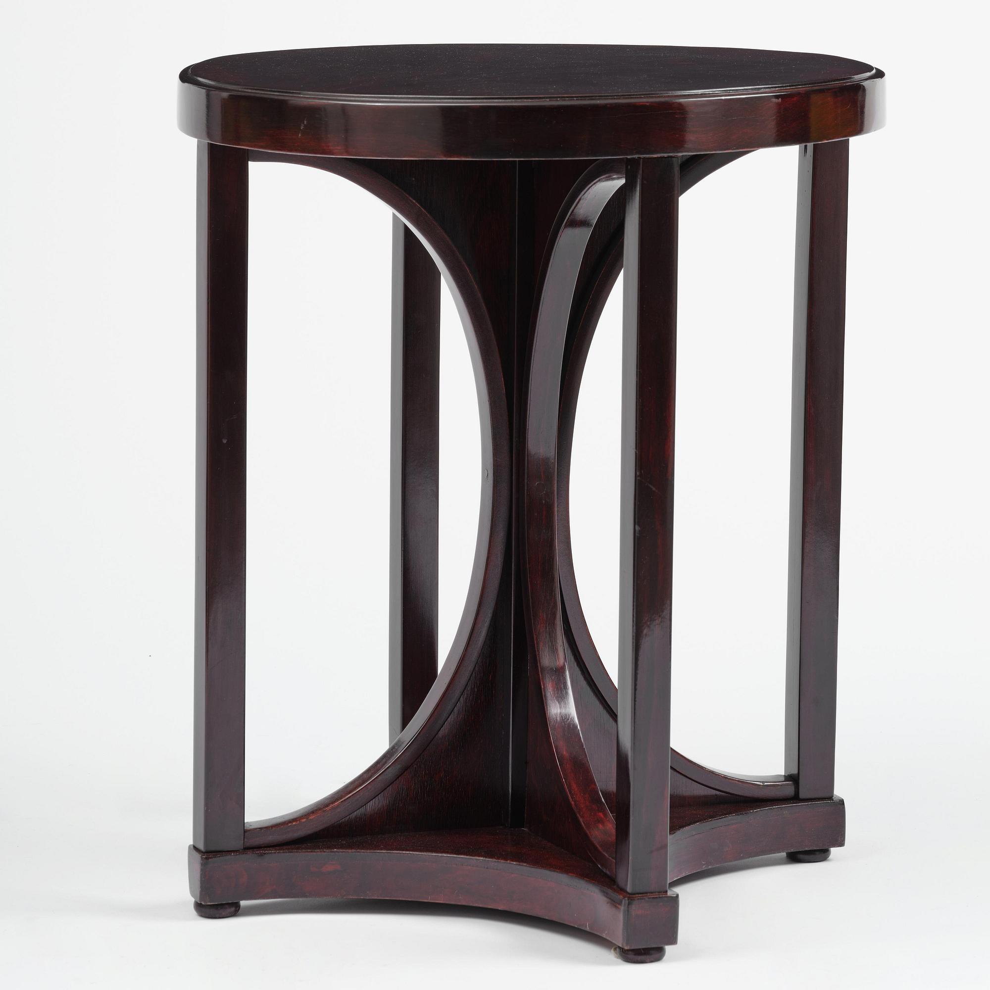 Josef Hoffmann, salongsmöbel, fyra delar, modell 421/428, Jacob & Josef Kohn, Wien, 1900-talets början.