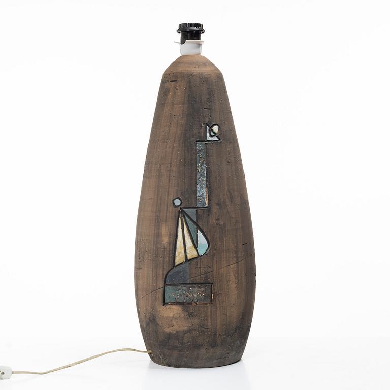 Marian Zawadzki, golvlampa, Tilgmans Keramik, 1956.