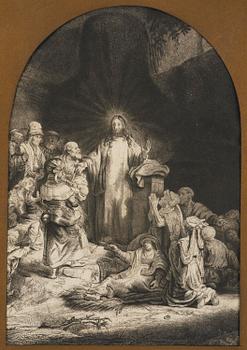 836. Rembrandt Harmensz van Rijn, Kristus botar de sjuka (The Hundred Guilder Print).