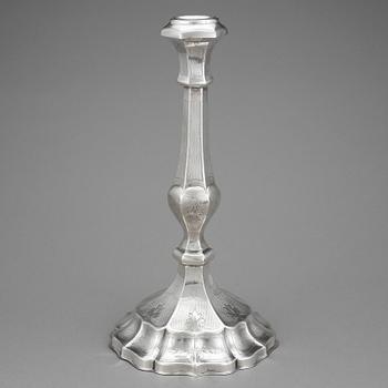 LJUSSTAKE, silver, Österrike-Ungern 1867-1872. Vikt ca 458 gram.