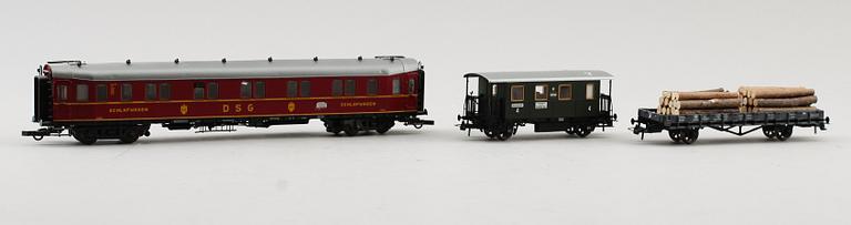 SAMLING MODELLTÅGSDELAR, 20 delar, Roco, Österrike.