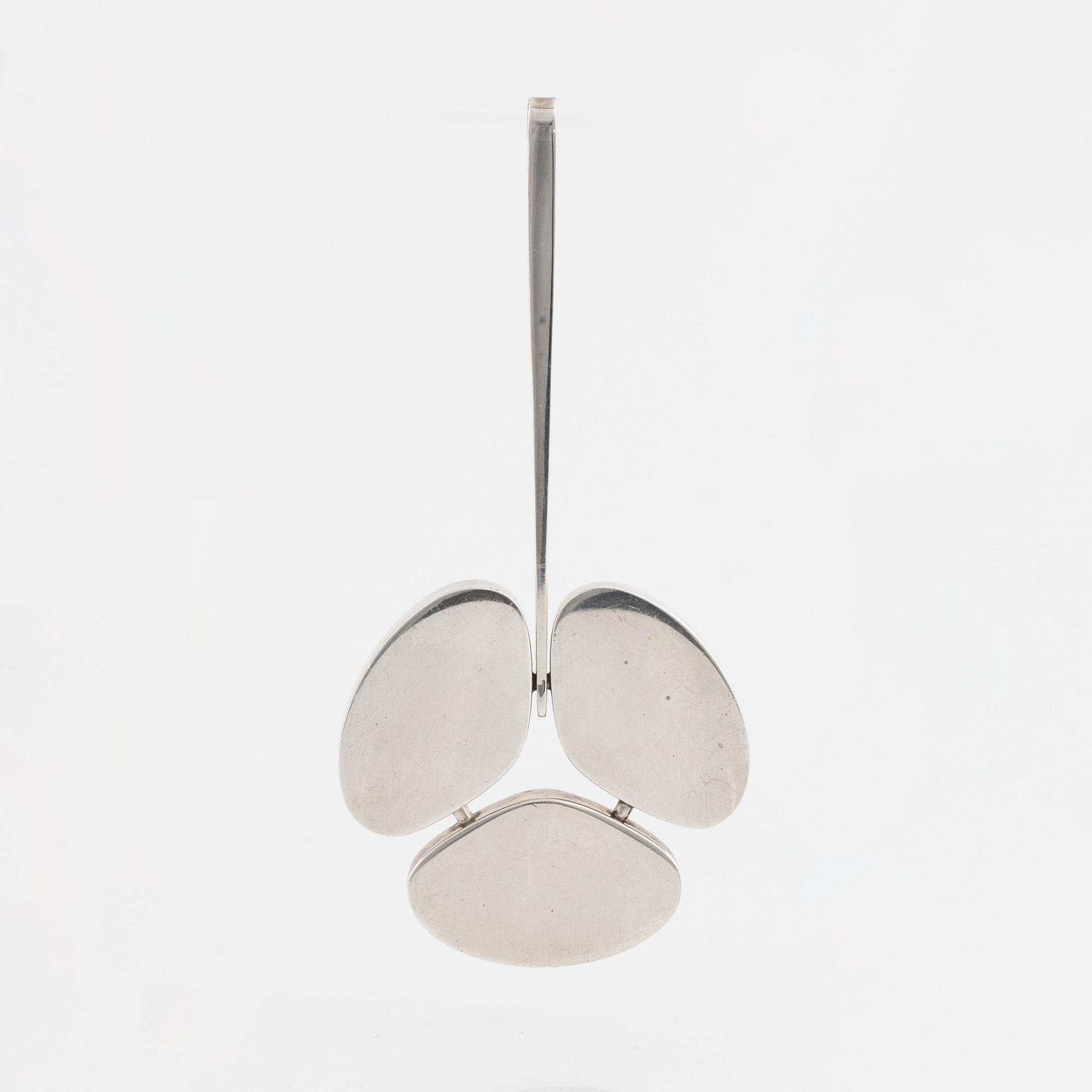 Hans Hansen, sterling silver pendant, 1960's.