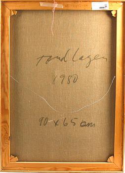 TORD LAGER. Olja på duk, signerad.