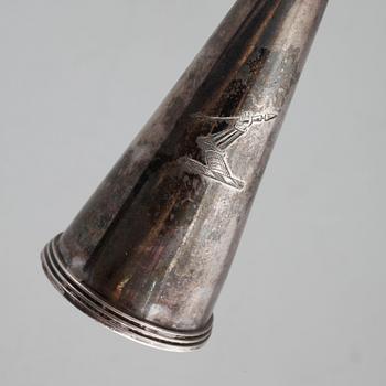 A silver George III chamberstick with city marks of London, 1799, weight 237 g.