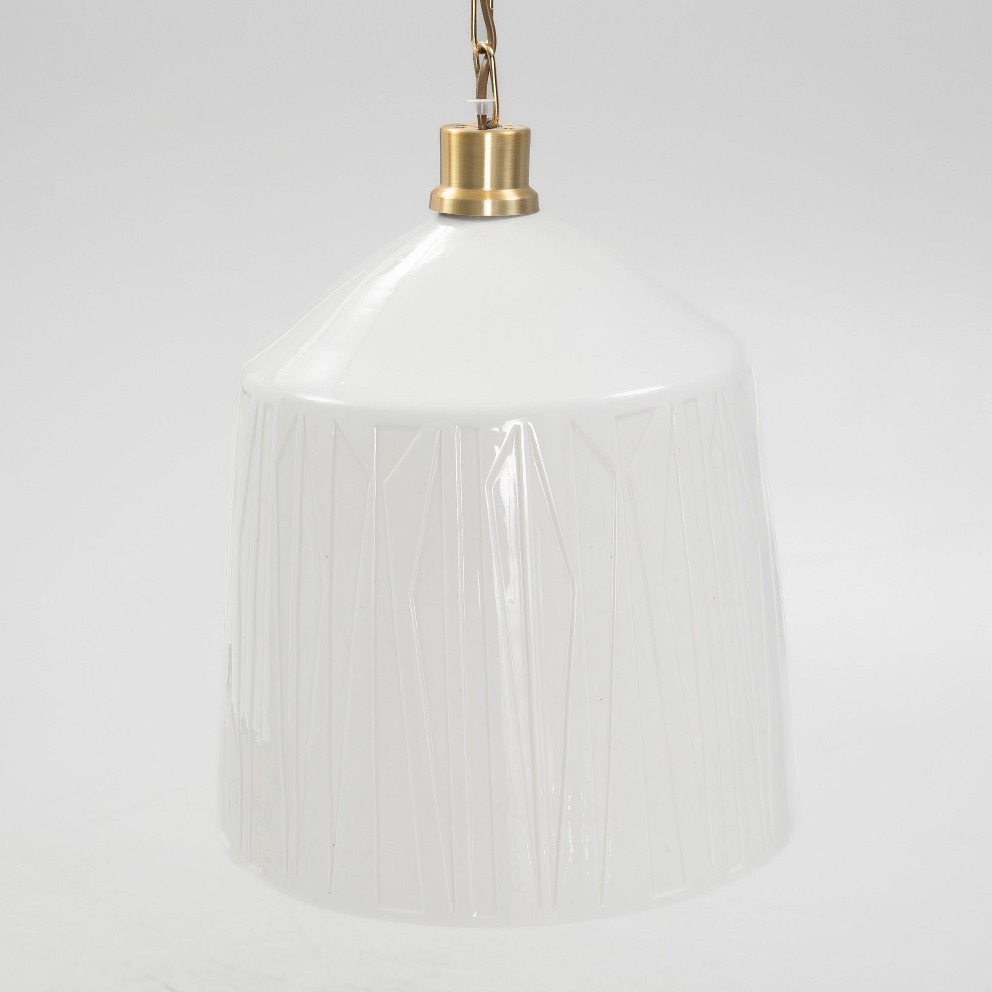 Carl Harry Stålhane, taklampa, Rörstrand.