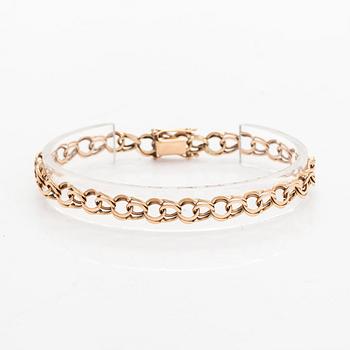 Rannekoru, Bismarck-ketju, 14K kultaa, suomalaiset leimat 1975.