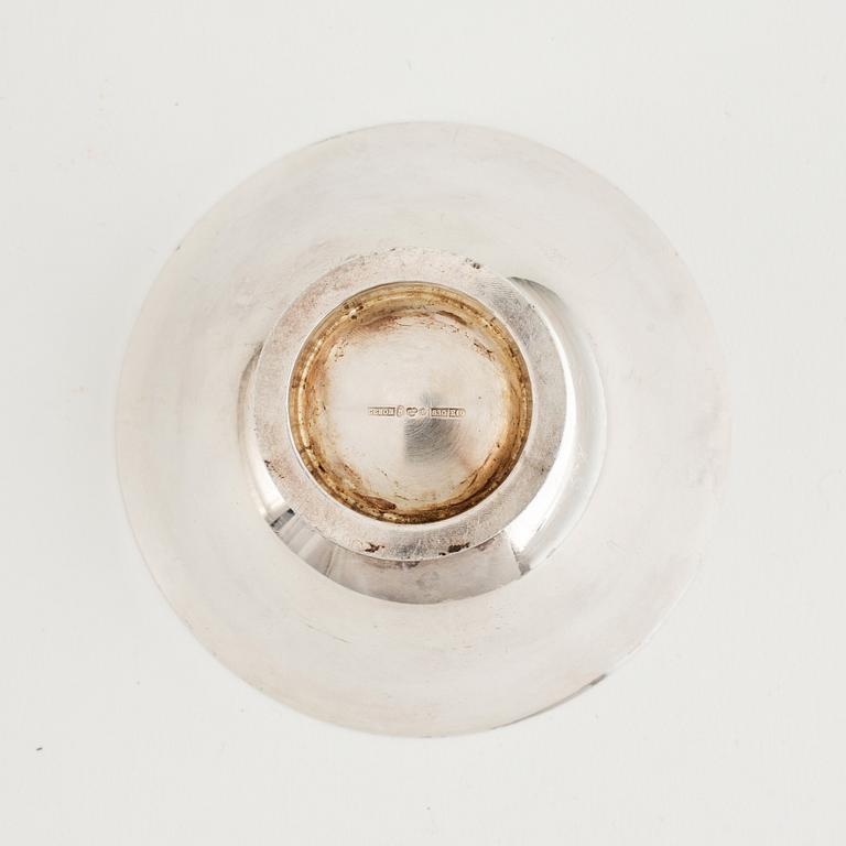 Cesons Guldvaru AB, skål, silver, Göteborg, 1979.