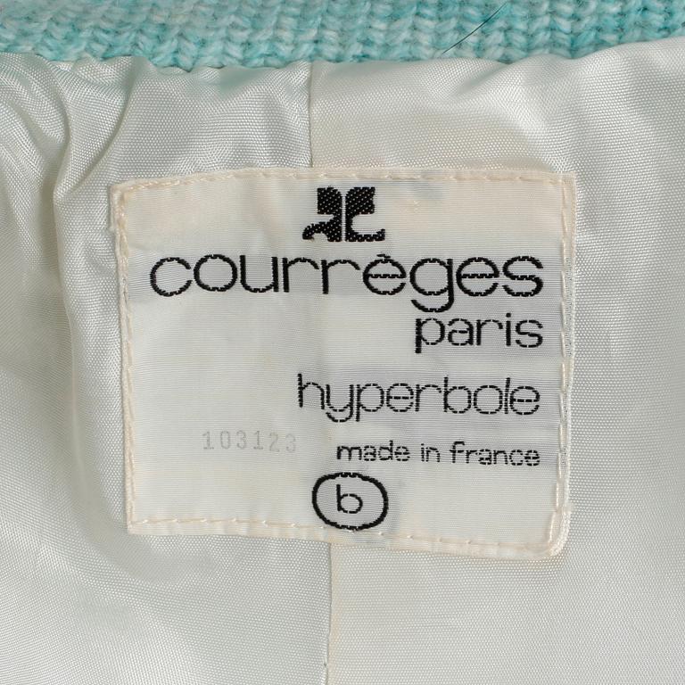 COURRÈGES, byxa och kappa, 1960/70-tal.