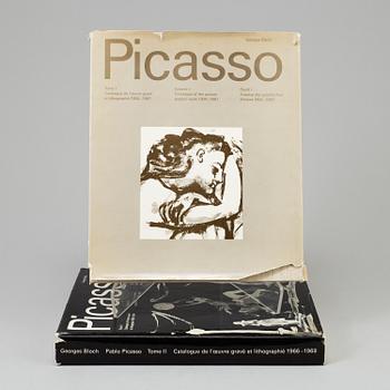 PABLO PICASSO, Georg Bloch I-II, Catalogue de l'oeuvre gravé et lithographié, 1904-1969.