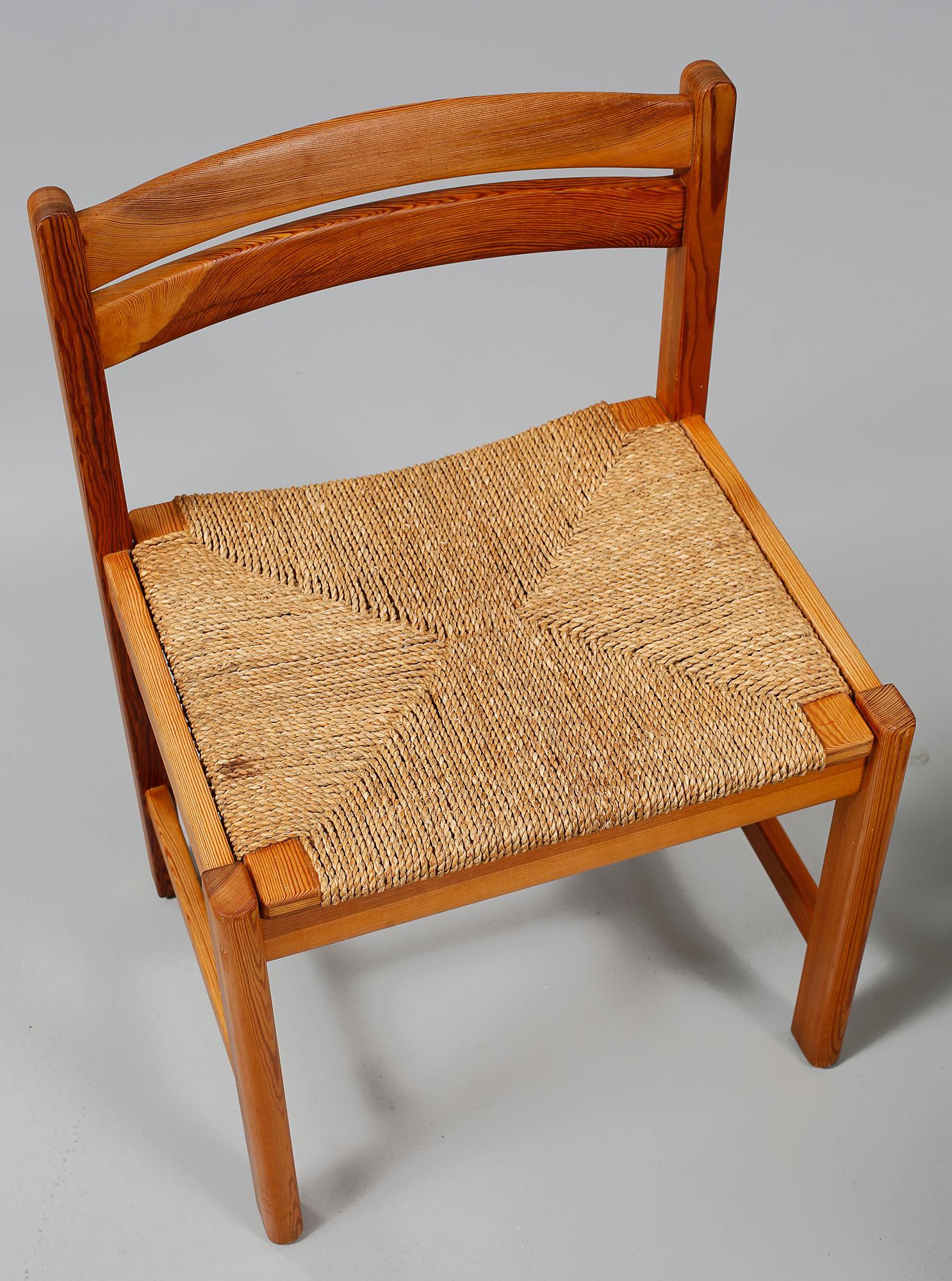 MATSALSGRUPP, 8 delar, Furu, ur serien Asserbo, Børge Mogensen för Karl Andersson & Söner.