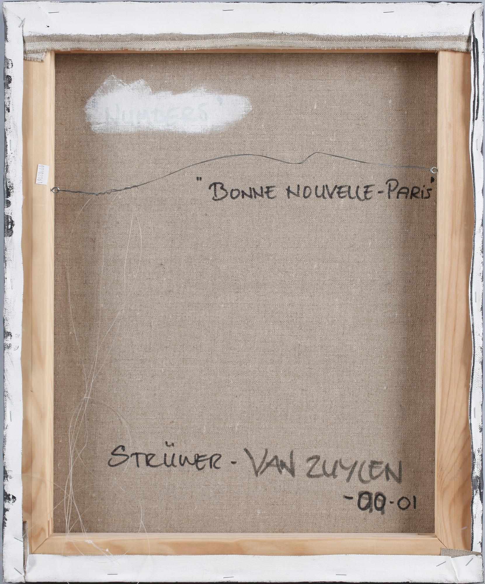 MARCEL STRÜWER, blandteknik och collage. Sign.