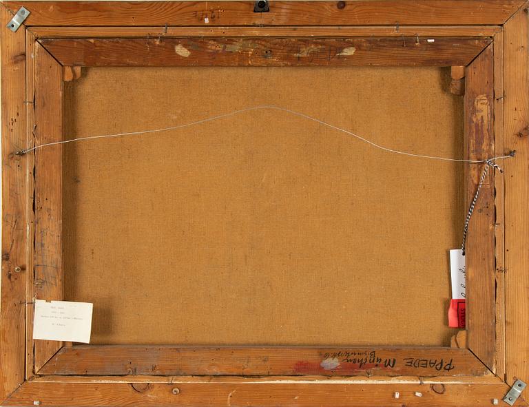 Paul Paede, oil on canvas, signed.