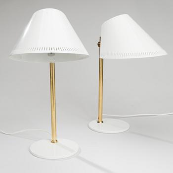 PAAVO TYNELL, A PAIR OF DESK LAMPS, 9222.