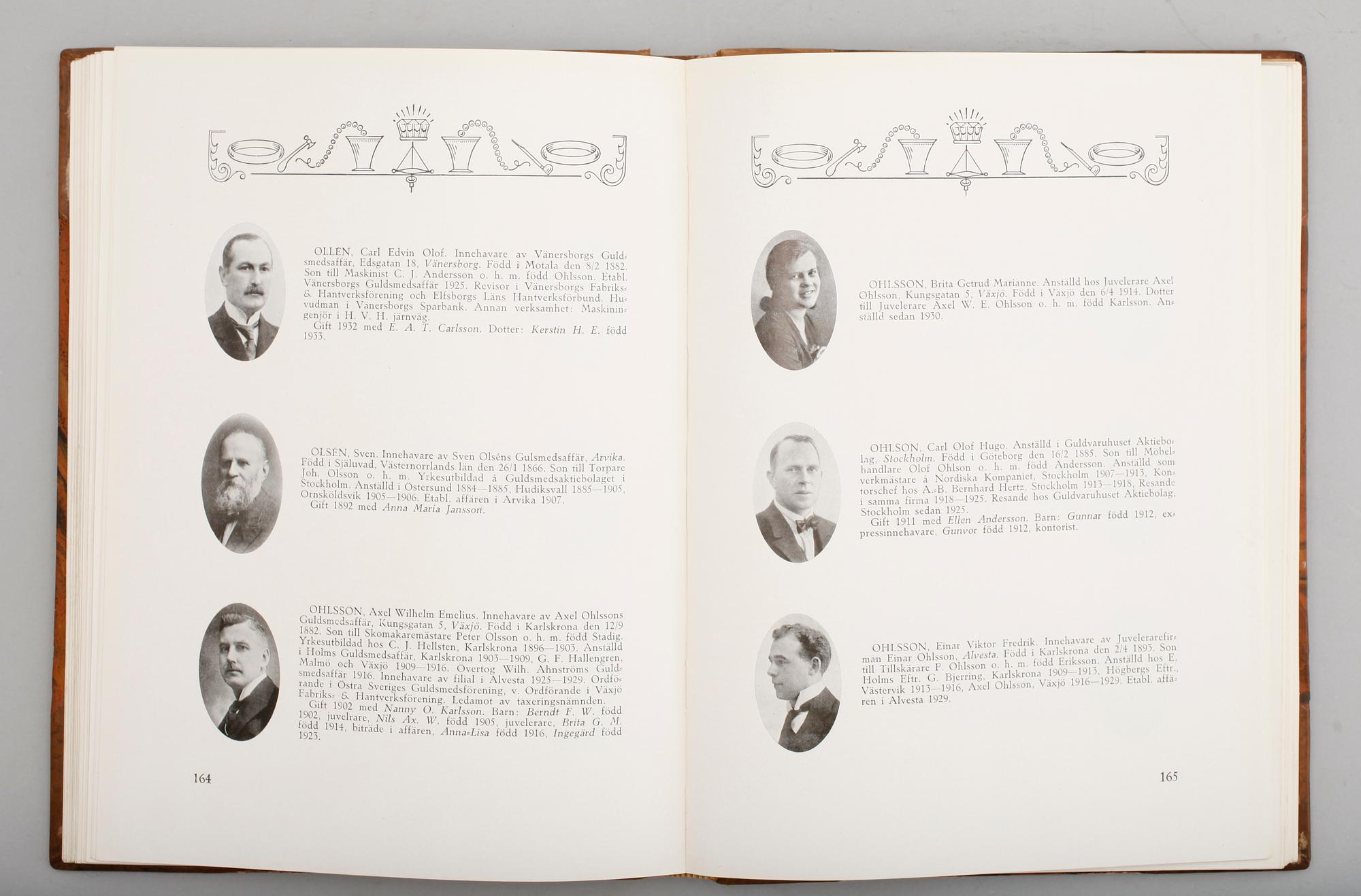 BOK, "Svensk Guldsmedskalender 1935", Hjalmar Bergmark.