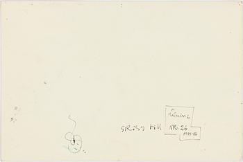 ULF RAHMBERG, Mixed media, signed with monogram verso.