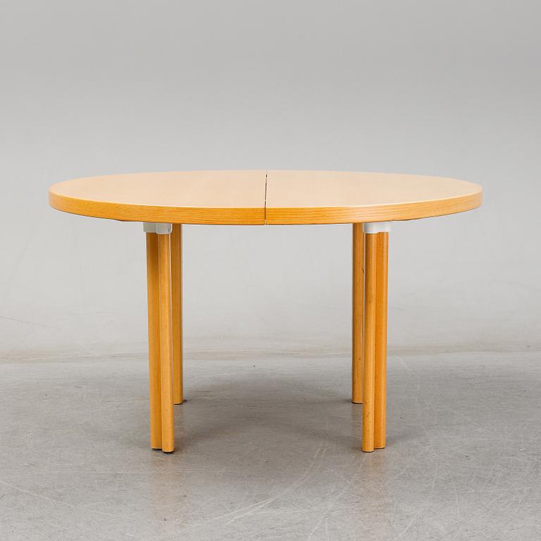 Alvar Aalto, an elm Artek dining table, Finland.