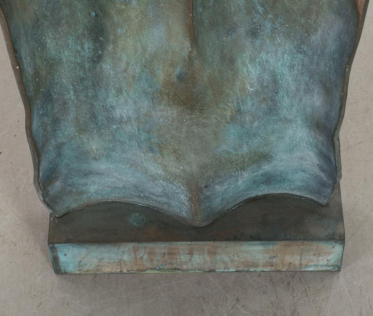 BARBRO BÄCKSTRÖM, a patinated bronze sculpture, signed dated and numbered 0/6 BB/HB 1982.