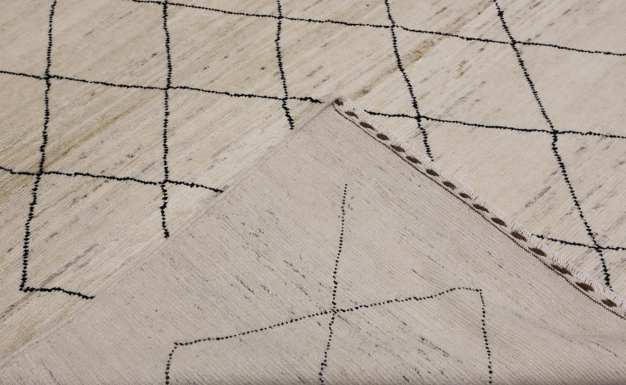 A Moroccan carpet, 235 x 158 cm.