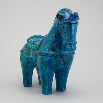 A stoneware sculpture by Aldo Londi and Raymor Bitossi.