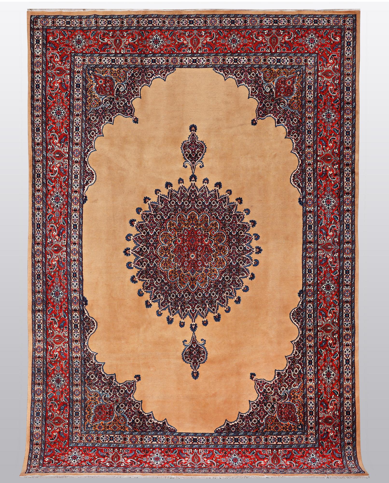 A carpet, Moud, ca 327 x 215 cm.