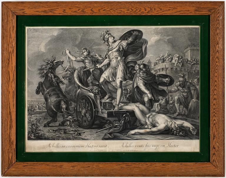 KOPPARSTICK, efter Hamilton, 1800-tal.
