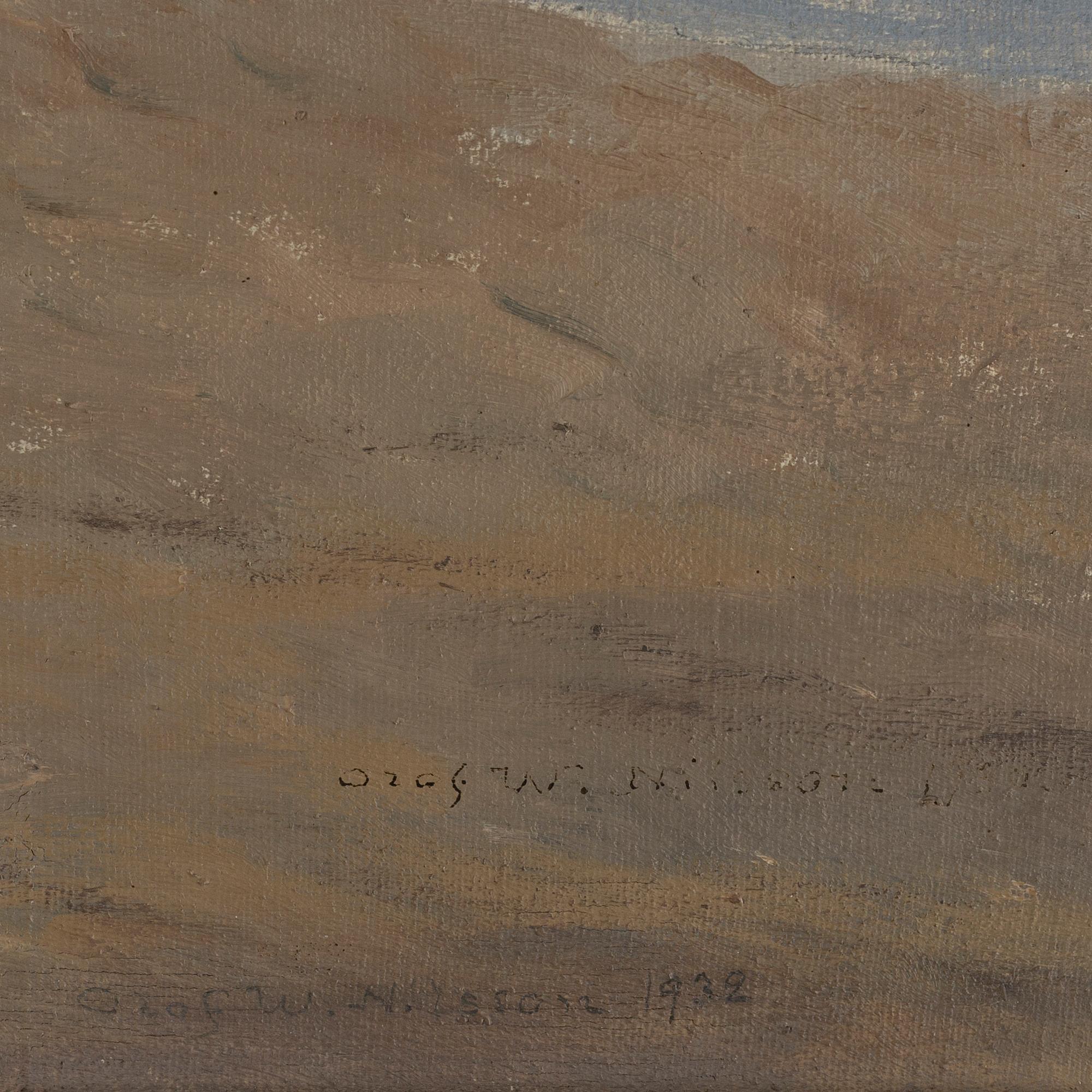OLOF WALFRID NILSSON, oil on canvas, signed and dated 1932.
