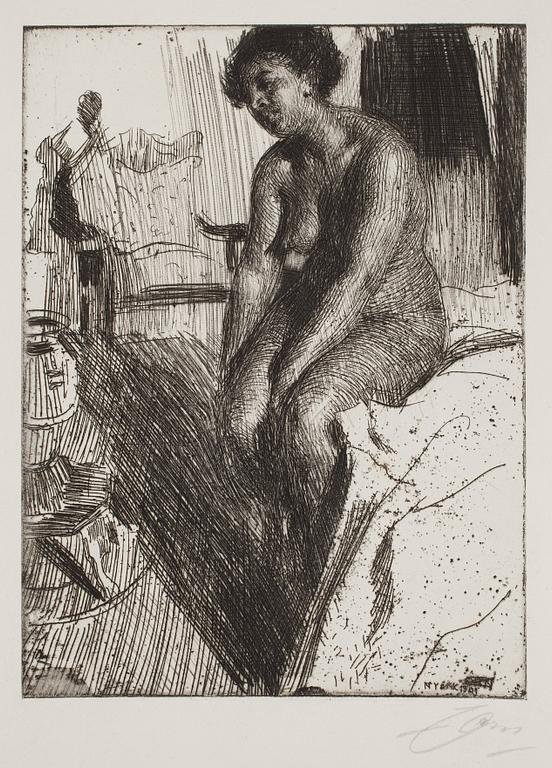 Anders Zorn, "Sitting Negress".