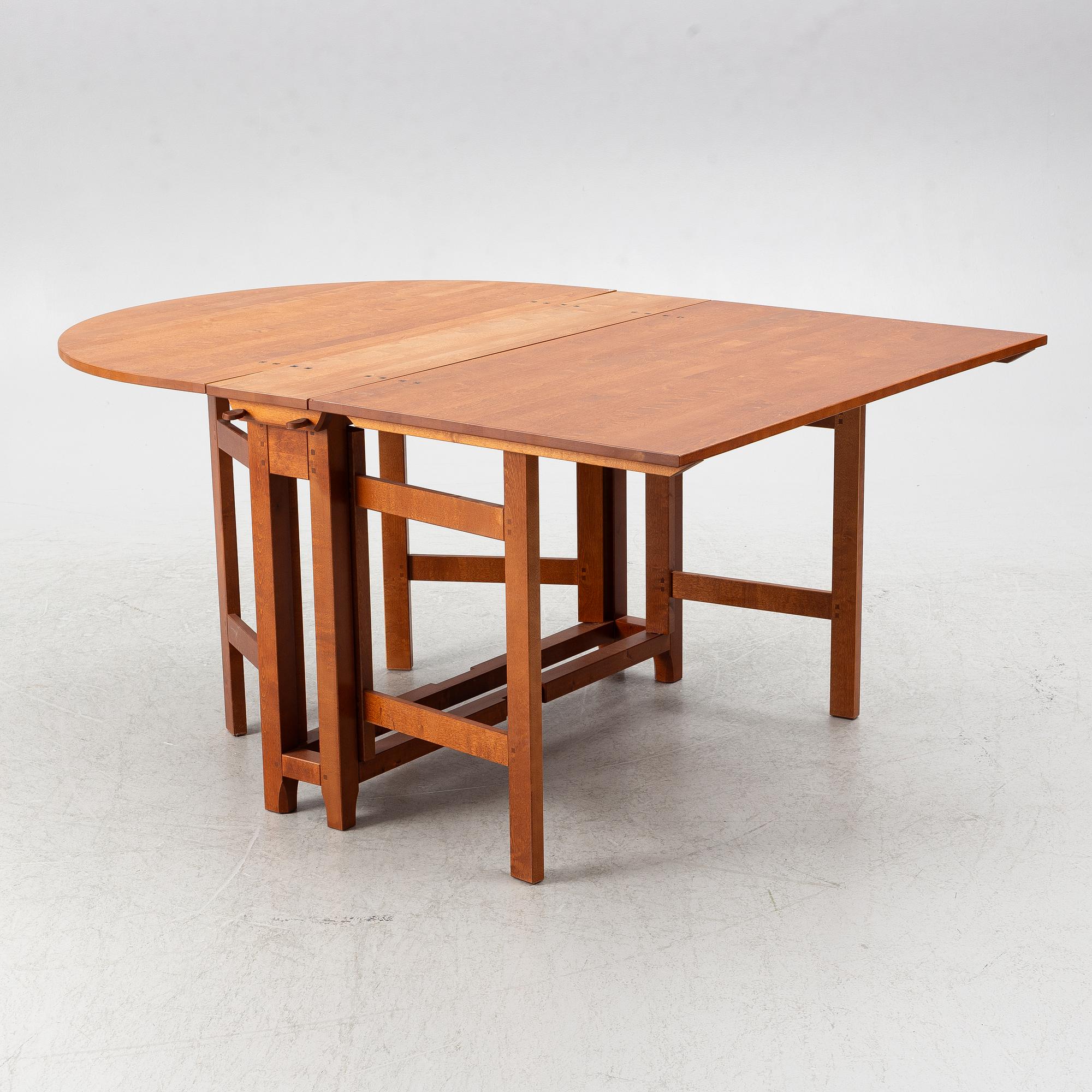 Gate leg table, "Bergslagen", from IKEA's 18th-century series, 1990s.