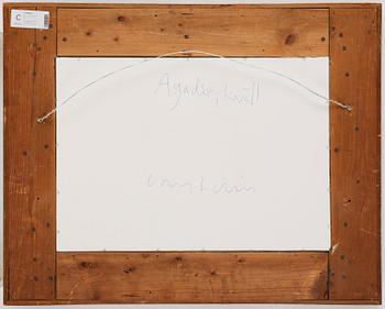 Lars Lerin, "Agadir, kväll".